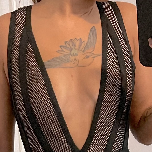 Revolve Superdown mesh pant jumpsuit - Picture 9 of 11